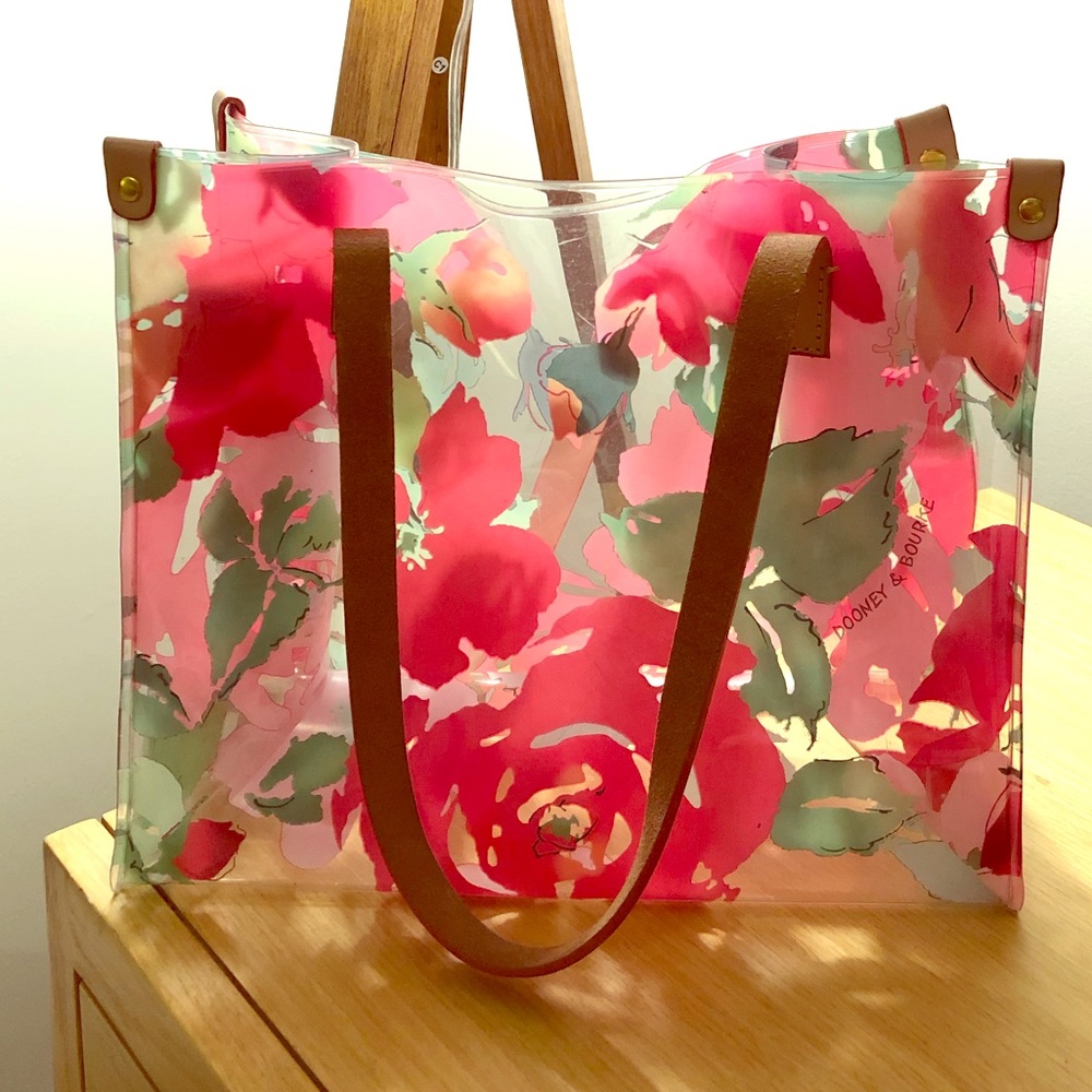 Dooney & Bourke clear tote bag
